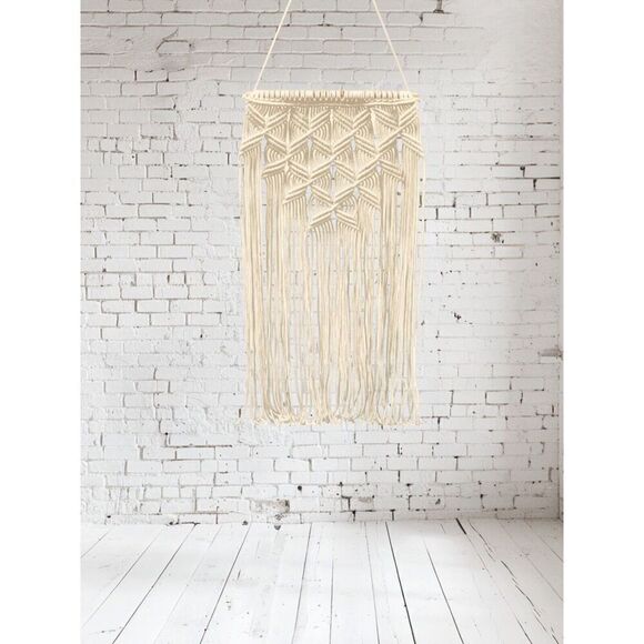 Macrame Wall Hanging by Concepts In Time 16” x 36” Room Decor - Picture 3 of 3